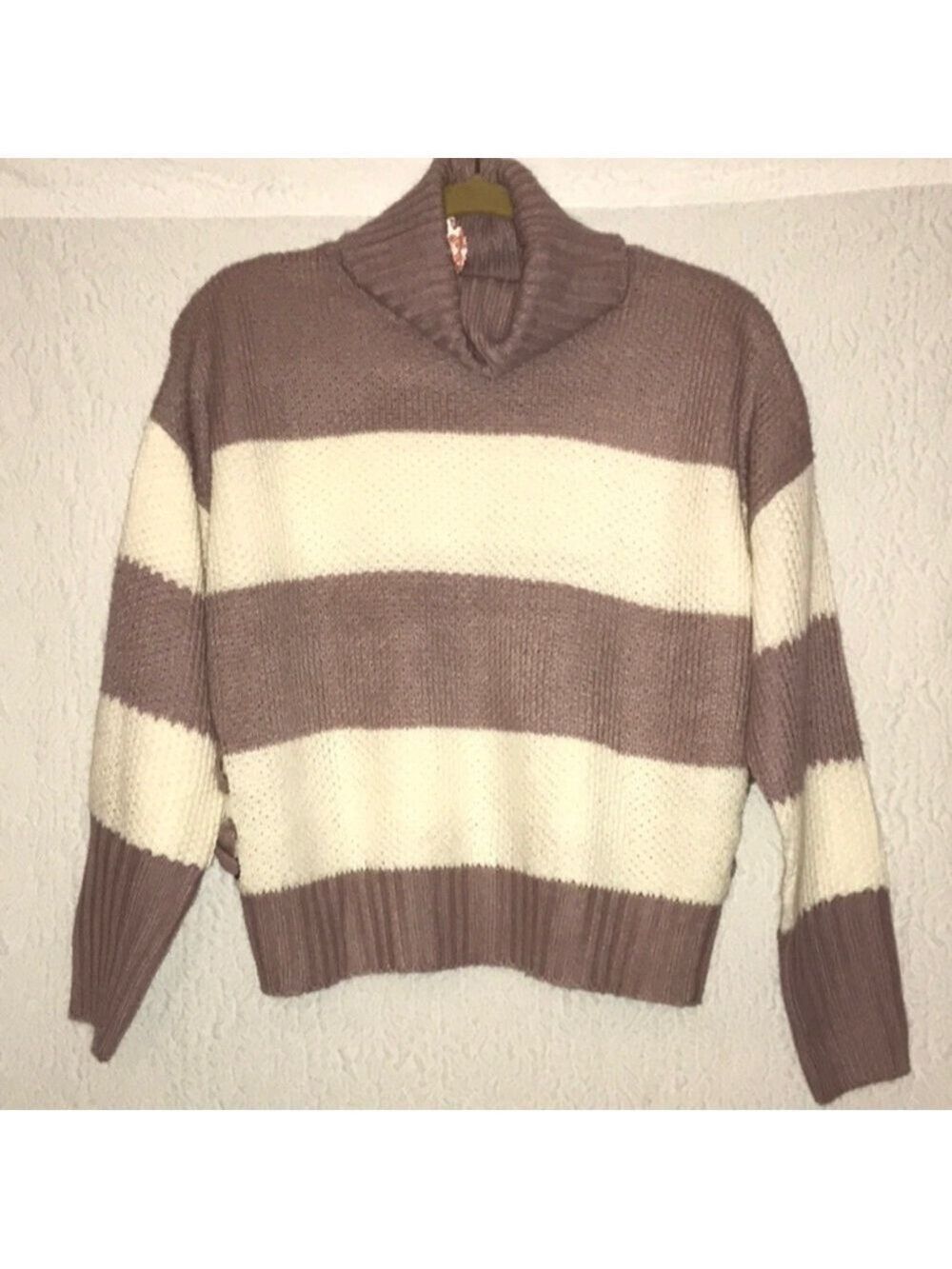 Pink Republic Oversized Turtleneck Chunky Knit Sweater